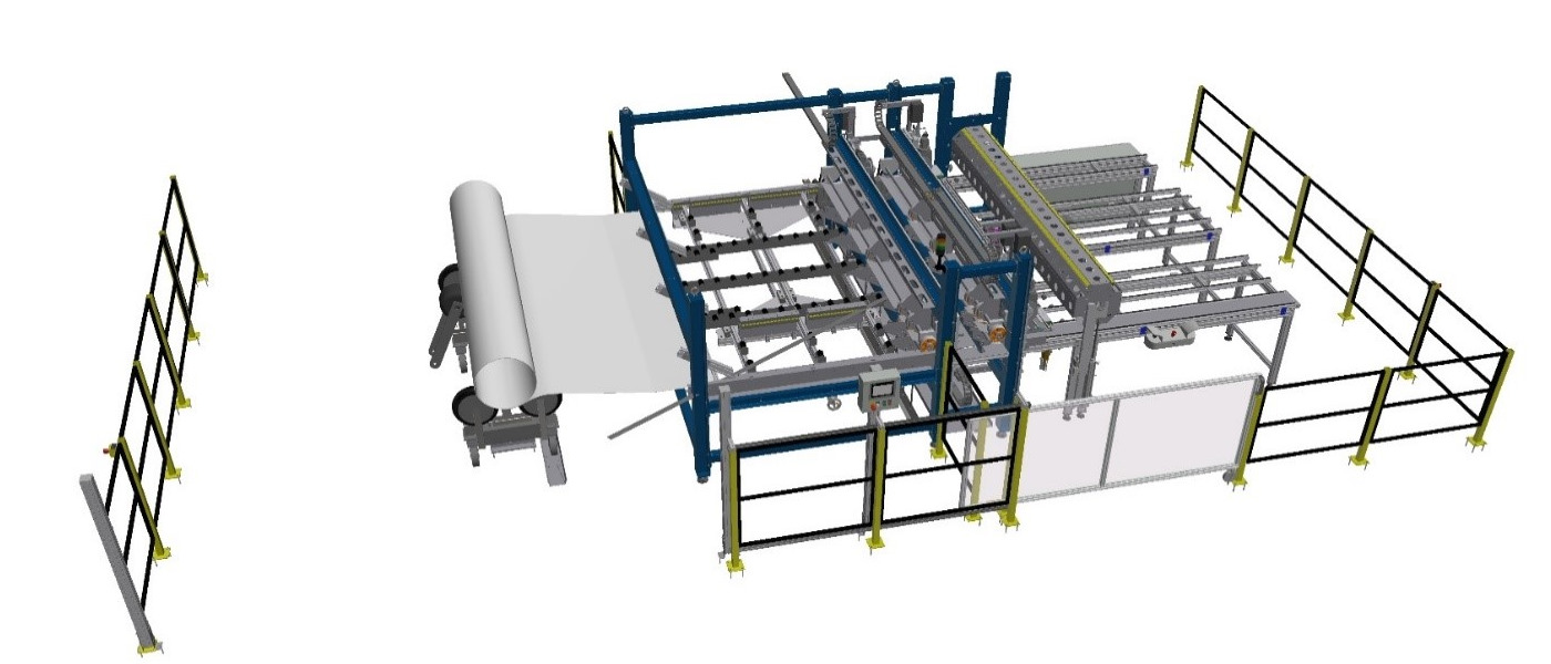 Automatic roll to roll slitting machine