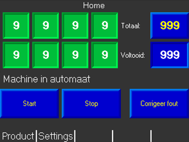 Machine display